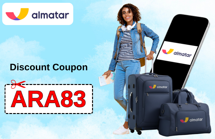 Almatar coupon code ARA83 — extra 8% off hotel bookings, exclusive code provided by Promocode.sale