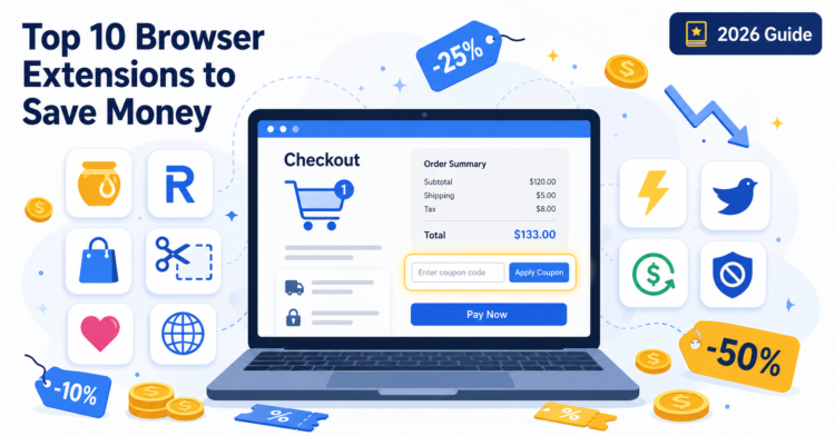 Top 10 Browser Extensions That Help You Save Money Online 2026 Honest Guide