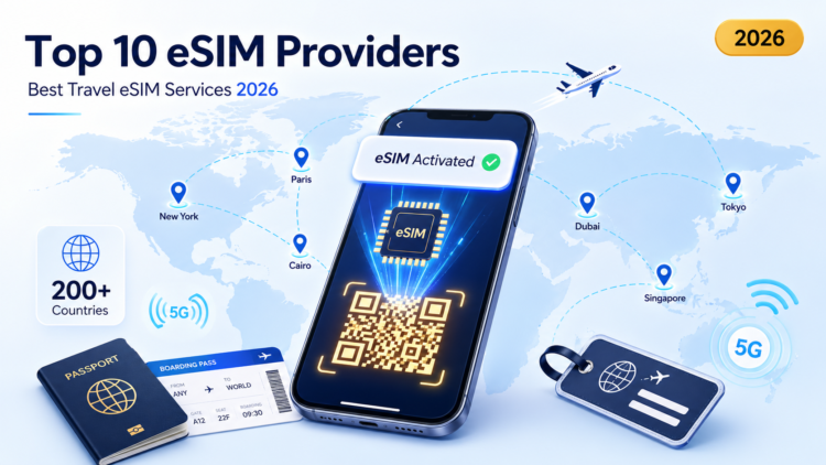 Top 10 eSIM Providers in 2026