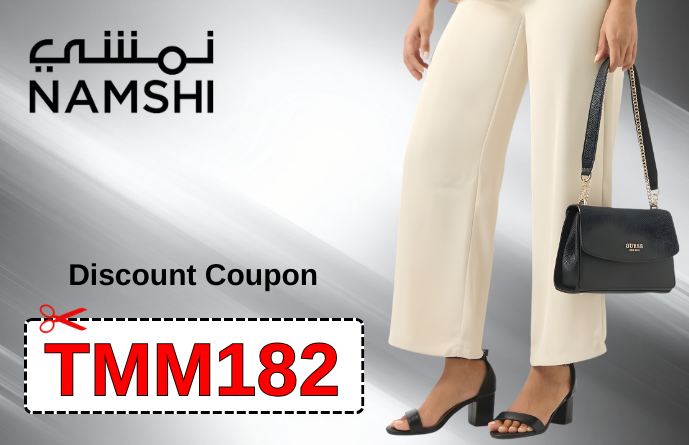 Namshi promo code TMM182 — best exclusive coupon codes and shopping offers for 2026 savings across UAE, Saudi Arabia, Kuwait, Qatar, Bahrain and Oman, verified and sourced by PromoCode.sale