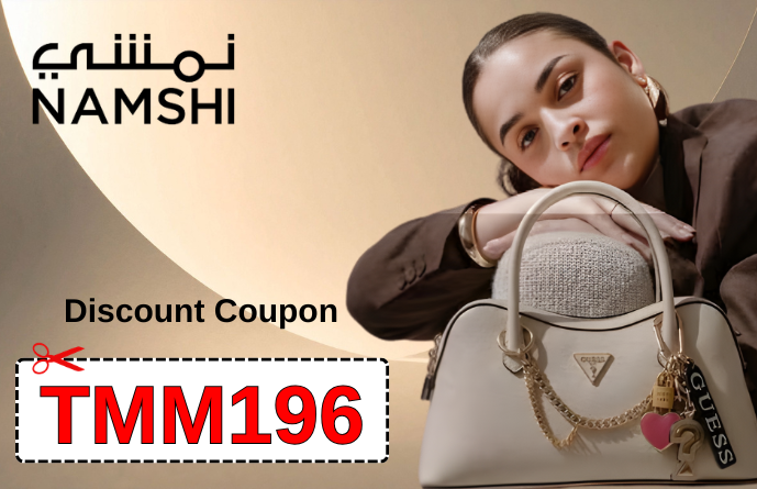 Namshi promo code TMM196 — new coupons and latest fashion offers for UAE, Saudi Arabia, Kuwait, Qatar, Bahrain and Oman shoppers, verified and sourced by PromoCode.sale