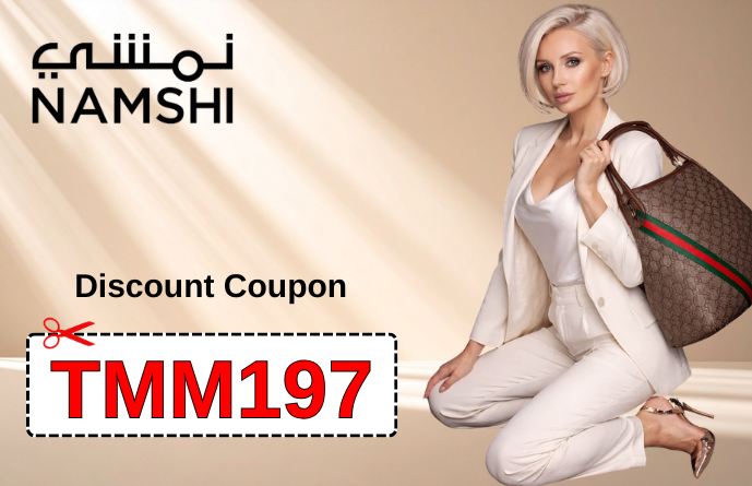 Namshi promo code TMM197 — best coupon deals and savings guide for UAE, Saudi Arabia, Kuwait, Qatar, Bahrain and Oman shoppers, verified and sourced by PromoCode.sale