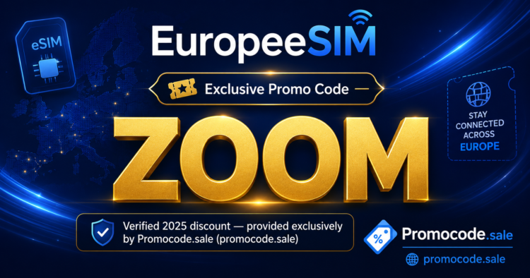EuropeeSIM Promo Code ZOOM 2026 – Save on Europe Travel eSIM at Promocode.sale
