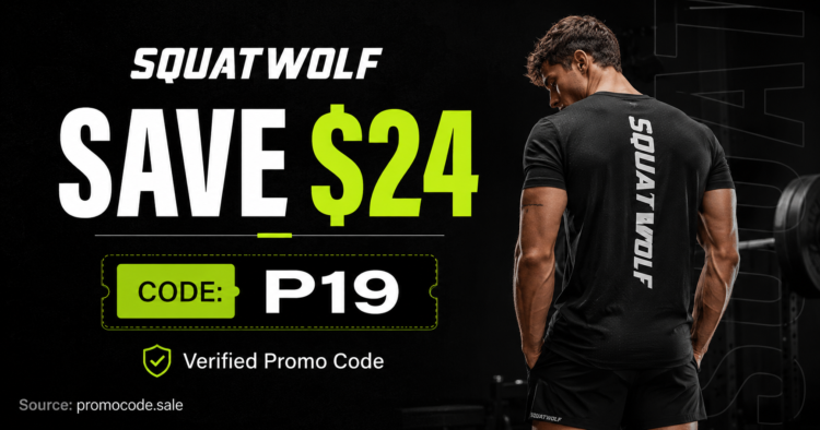 Squat Wolf Promo Code - $24 Off Verified Discount Banner